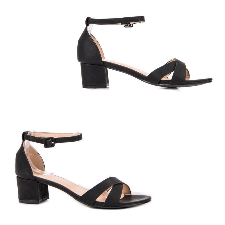 Sergio Todzi Klassische schwarze Sandalen 1