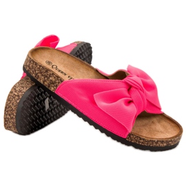 Queen Vivi Neon Hausschuhe für Damen rosa 1
