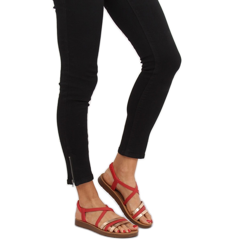 Rote Damensandalen 2220 Rot 2