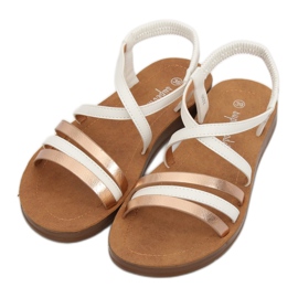 Weiße Sandalen für Damen 2220 Weiß 1