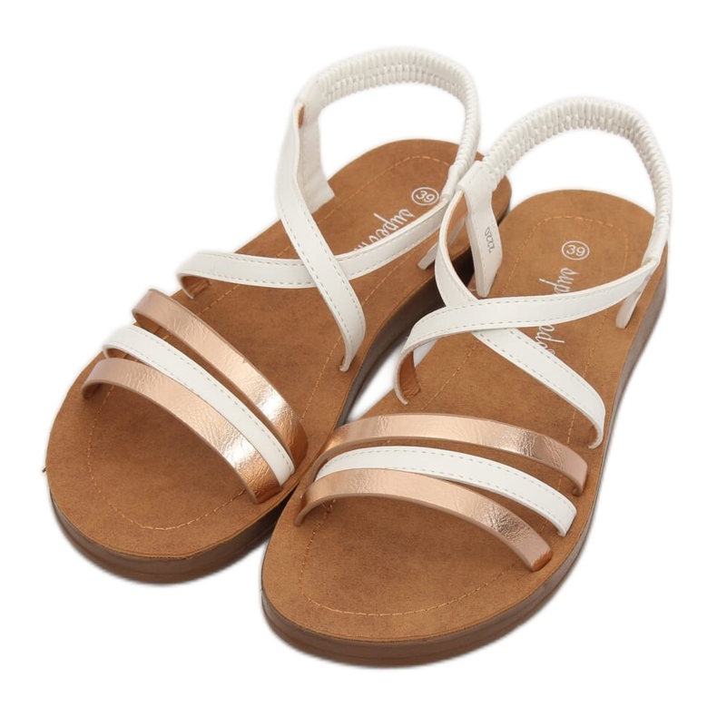 Weiße Sandalen für Damen 2220 Weiß 1