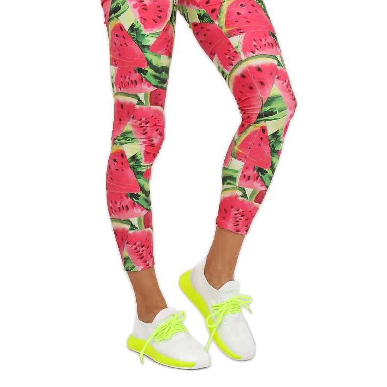 B-6851 Gelbe weiße und gelbe Sportschuhe 1