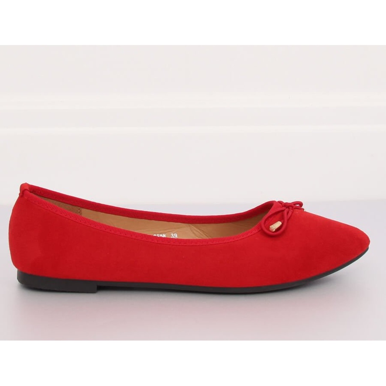 Ballerinas mit Mandelzehen rot 8F58 Red 1