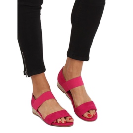 Fuchsia 9R71 Rose Espadrilles-Sandalen rosa 2