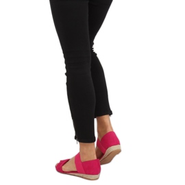 Fuchsia 9R71 Rose Espadrilles-Sandalen rosa 1