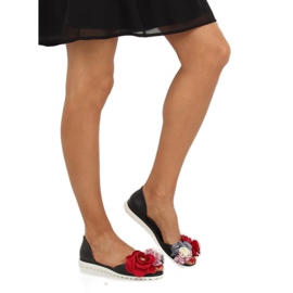 Schwarze Meliski W-13 Schwarze Ballerinas 2