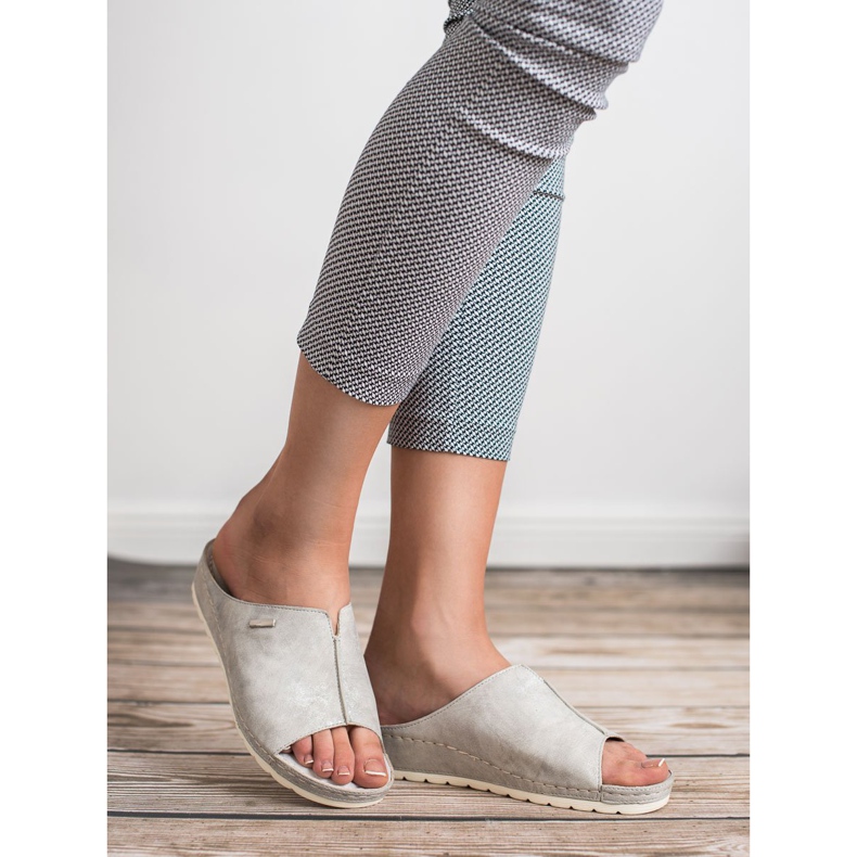 Goodin Goldene Hausschuhe braun gelb 2