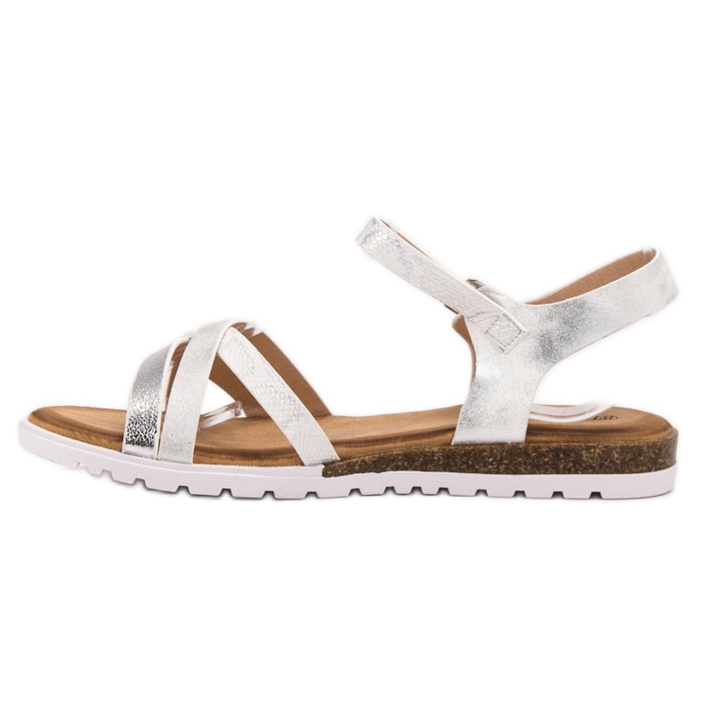Bestelle Lässige Sandalen weiß grau 1