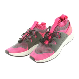 Befado Kinderschuhe 516X030 orange rosa grau 3