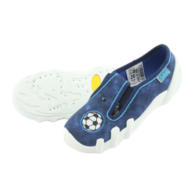 Befado Kinderschuhe 290X169 weiß marineblau blau 4