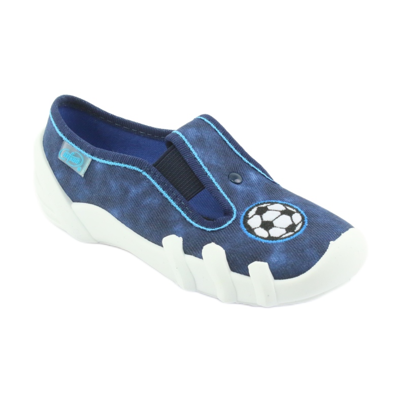 Befado Kinderschuhe 290X169 weiß marineblau blau 1