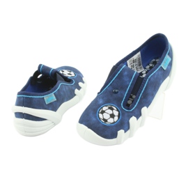 Befado Kinderschuhe 290X169 weiß marineblau blau 3