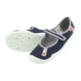 Befado marineblau Kinderschuhe 114Y317 navy blau 4