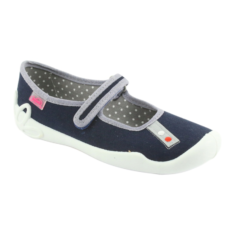 Befado marineblau Kinderschuhe 114Y317 navy blau 1