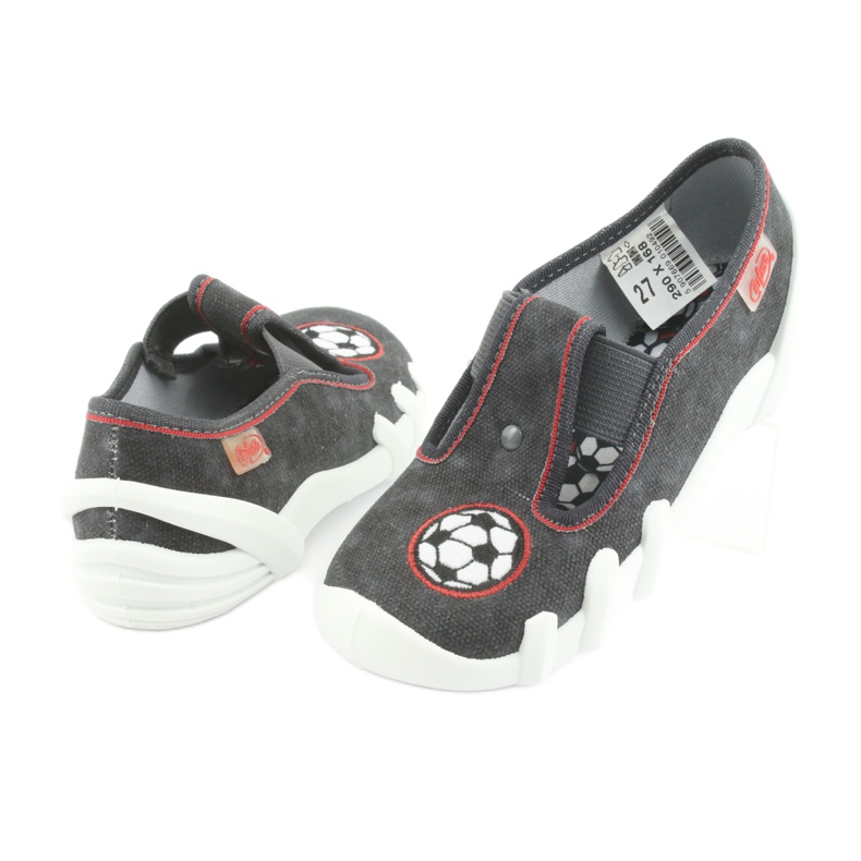 Befado Kinderschuhe 290X168 rot grau 3