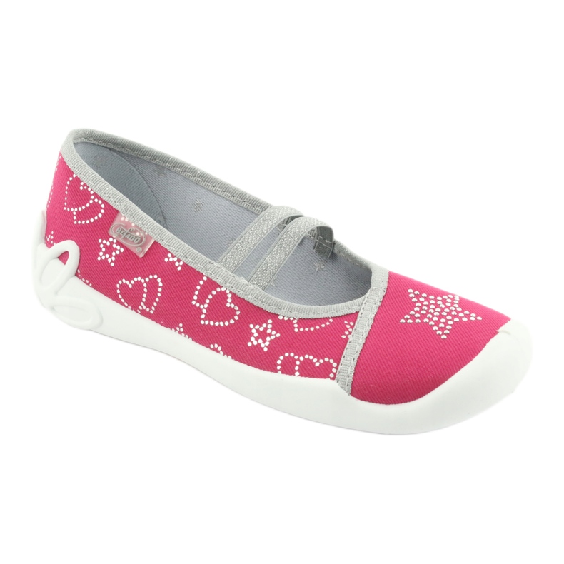 Befado Kinderschuhe 116Y245 rosa grau 1