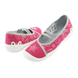 Befado Kinderschuhe 116Y245 rosa grau 3