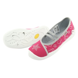 Befado Kinderschuhe 116Y245 rosa grau 4