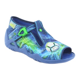 Befado Kinderschuhe 217P098 blau grün 1