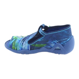 Befado Kinderschuhe 217P098 blau grün 2