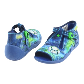 Befado Kinderschuhe 217P098 blau grün 4