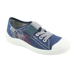 Befado Kinderschuhe 251Y116 weiß marineblau 1
