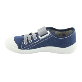 Befado Kinderschuhe 251Y116 weiß navy blau 2