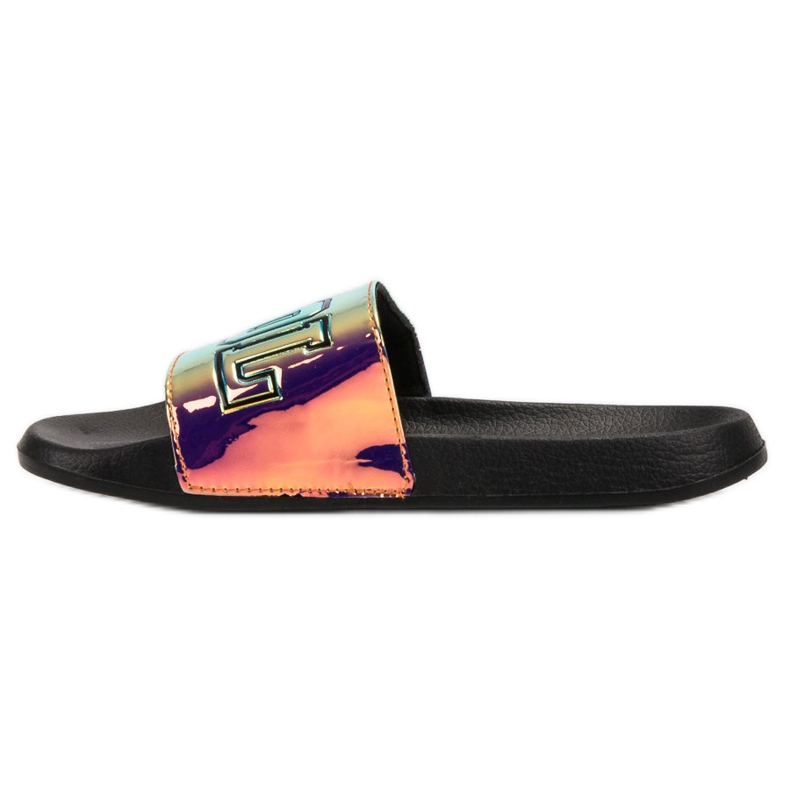 Ax Boxing Hausschuhe mit Holo-Effekt gelb 1