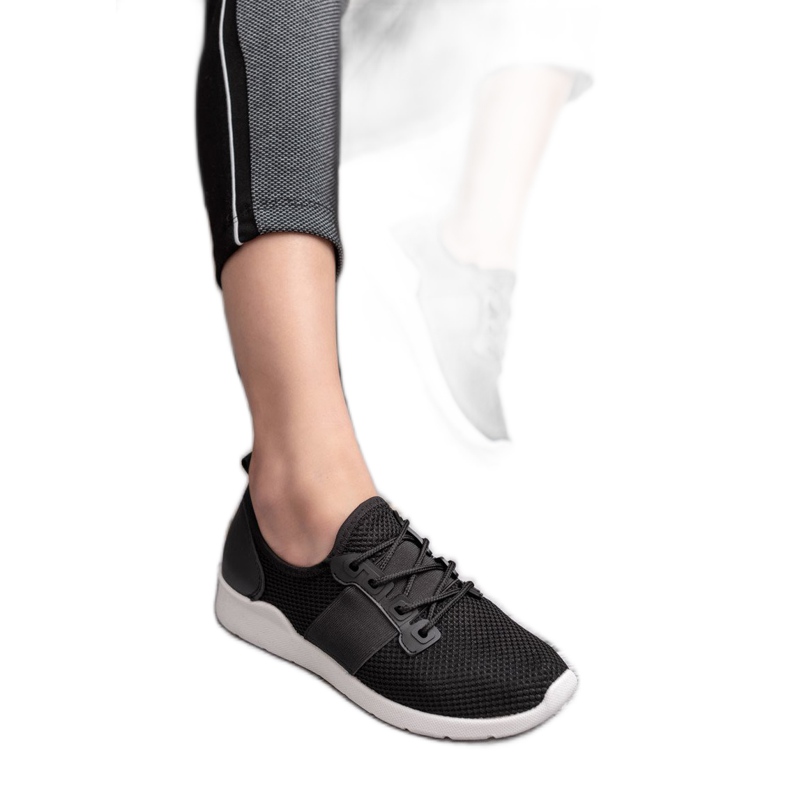 SHELOVET Sportschuhe zum Hineinschlüpfen schwarz 1