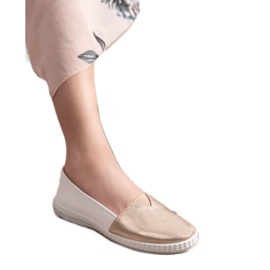 Mckeylor Modische Slip-On-Sneakers weiß gelb 1