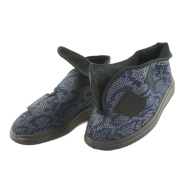 Befado Damenschuhe PU 986D009 schwarz navy blau grau 3