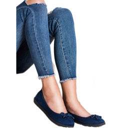 Comer Ballerinas aus Wildleder blau 2