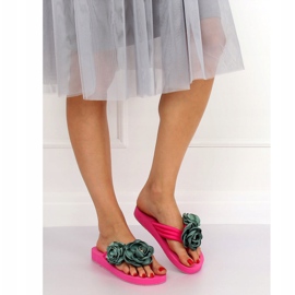Fuchsia Flip-Flops TS-33 Rose rosa 2