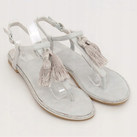 Graue Flip-Flops 7263 Grau 2