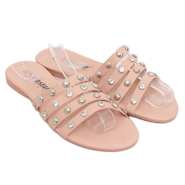 Rosa Damen-Pantoffeln DD83P Rosa 1