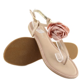 Flip-Flops mit Blume rosa T314P Pink 2