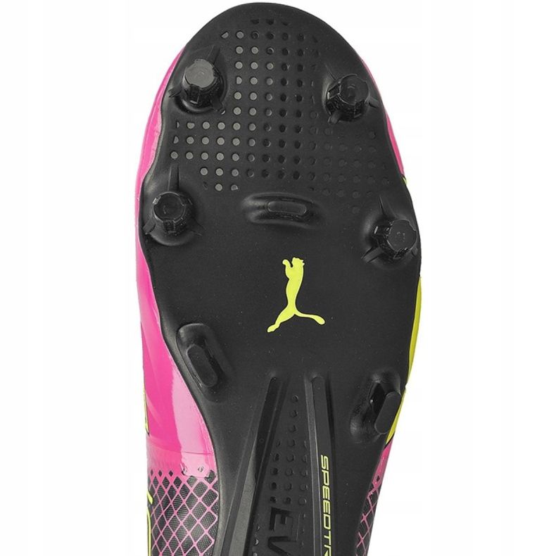 Puma evoSPEED 5.5 Tricks Fg M 10359601 Fußballschuhe gelb, gelb, rosa gelb 2