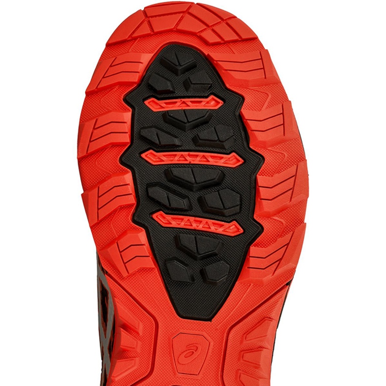 Laufschuhe Asics Gel-FujiTrabuco 5 M T6J0N-9023 schwarz orange 1