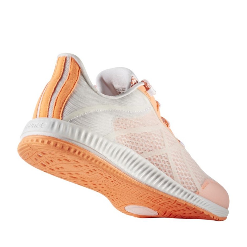 Adidas Gymbreaker Bounce W BB0983 Trainingsschuhe weiß orange 1