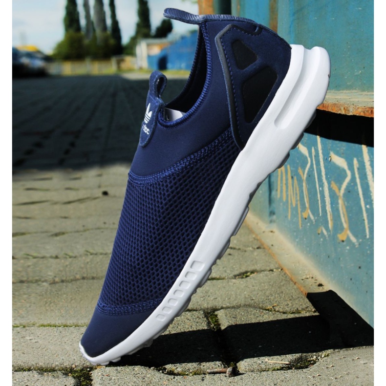 Adidas Originals Zx Flux Smooth Slip On W S78958 Schuhe marineblau 1