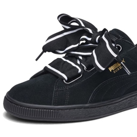 Puma Suede Heart Satin Ii W 364084 01 schwarz 2