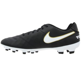 Nike Tiempo Genio Ii Leather Fg M 819213-010 Fußballschuhe schwarz schwarz 1