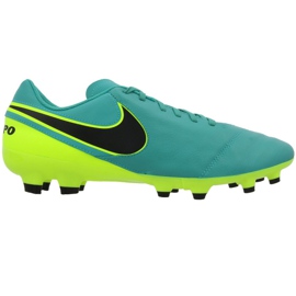 Nike Tiempo Genio Ii Fg M 819213-307 Fußballschuhe schwarz blau 1