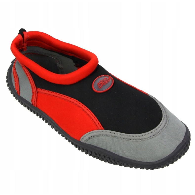 Aqua-Speed ​​​​Jr. Rote Neopren-Strandschuhe 1