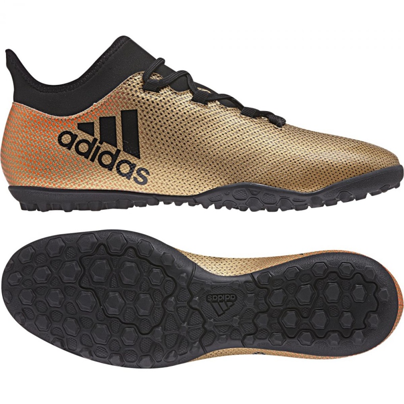 Adidas X Tango 17.3 Tf M CP9135 Fußballschuhe mehrfarbig golden 1