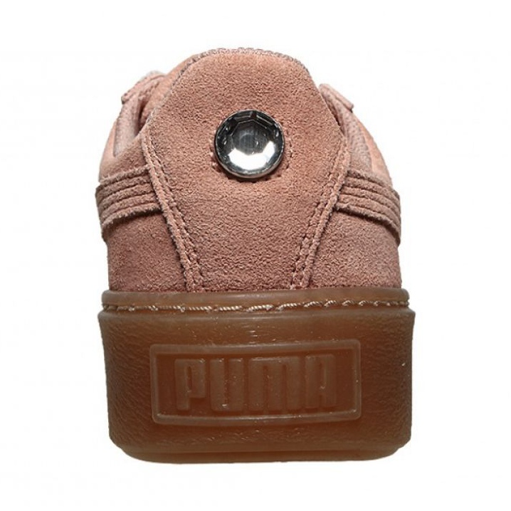 Puma Wildleder Plateau Jewel Jr 365131 01 beige rosa 1