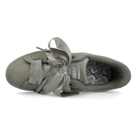 Puma Suede Heart Pebble W 365210 02 grün 2