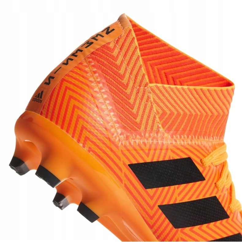 Die adidas Nemeziz 18.3 Fg Jr DB2352 Fußballschuhe mehrfarbig orange 2