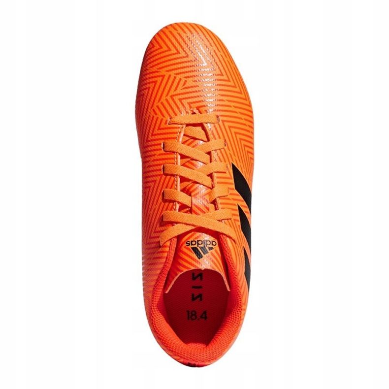 Die adidas Nemeziz 18.4 FxG Jr DB2355 Fußballschuhe mehrfarbig orange 2