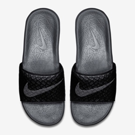 Hausschuhe Nike Benassi Solarsoft Slide 705474-091 schwarz 1